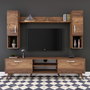 Hanah Home M27 - 284 Mueble de TV Nogal